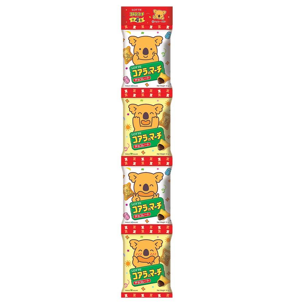 LOTTE Koala Strip Pack- Choco Flavor, , large