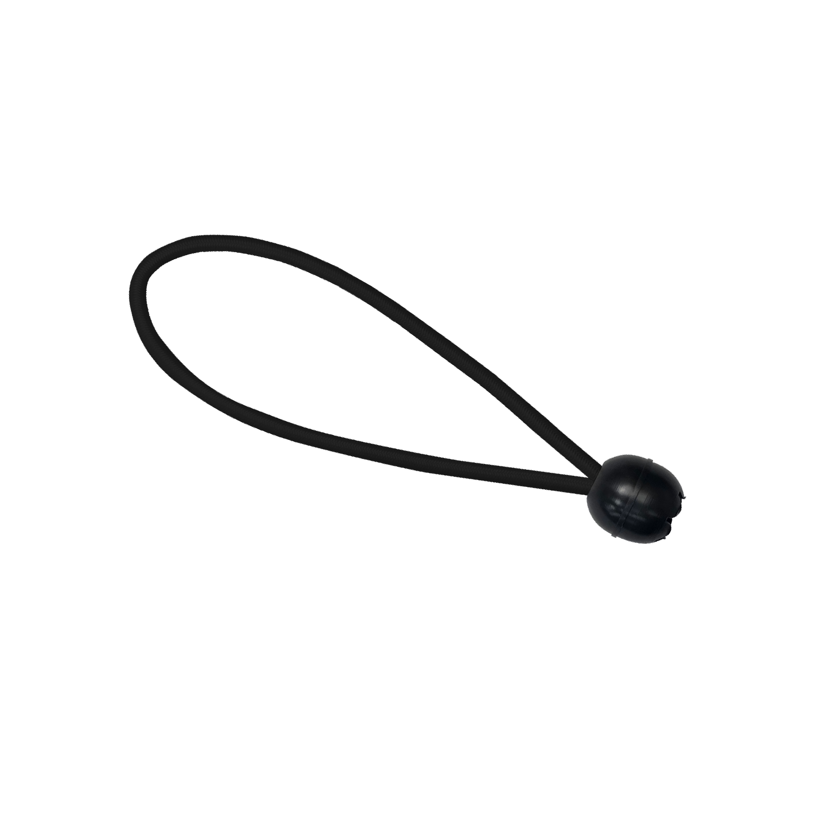 【振盛塑膠】球頭彈力繩/黑色款, , large