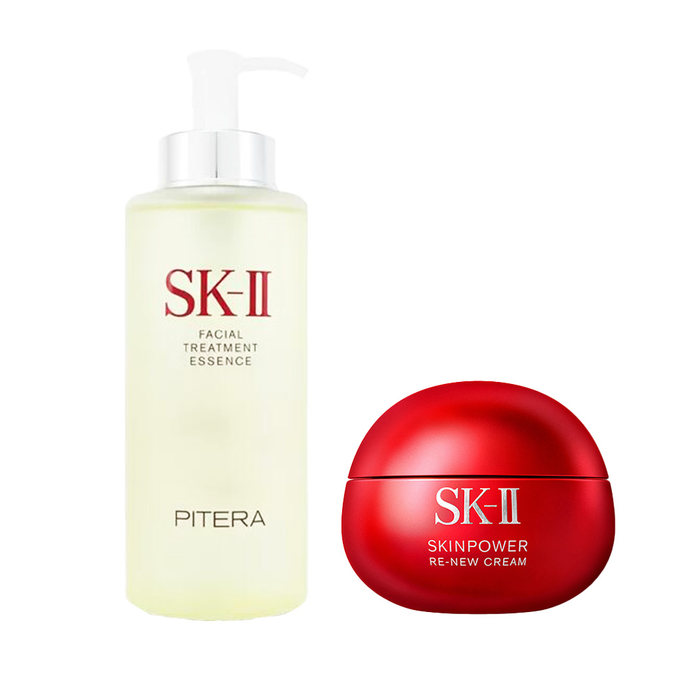 【SK-II】 青春露 330mL+肌源賦能煥顏活膚霜 80g