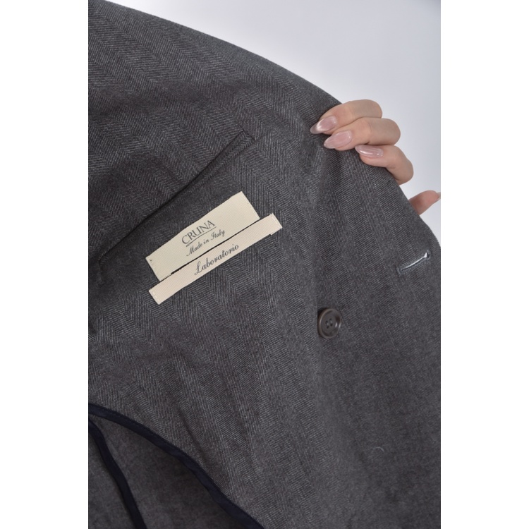 (S) 【國泰航空永續合作】cruna西裝灰色外套二手衣, , large