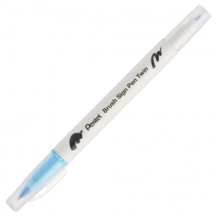 【 Pentel 飛龍 】雙頭柔繪筆 10支/盒 SESW30C   -  多款可選, , large