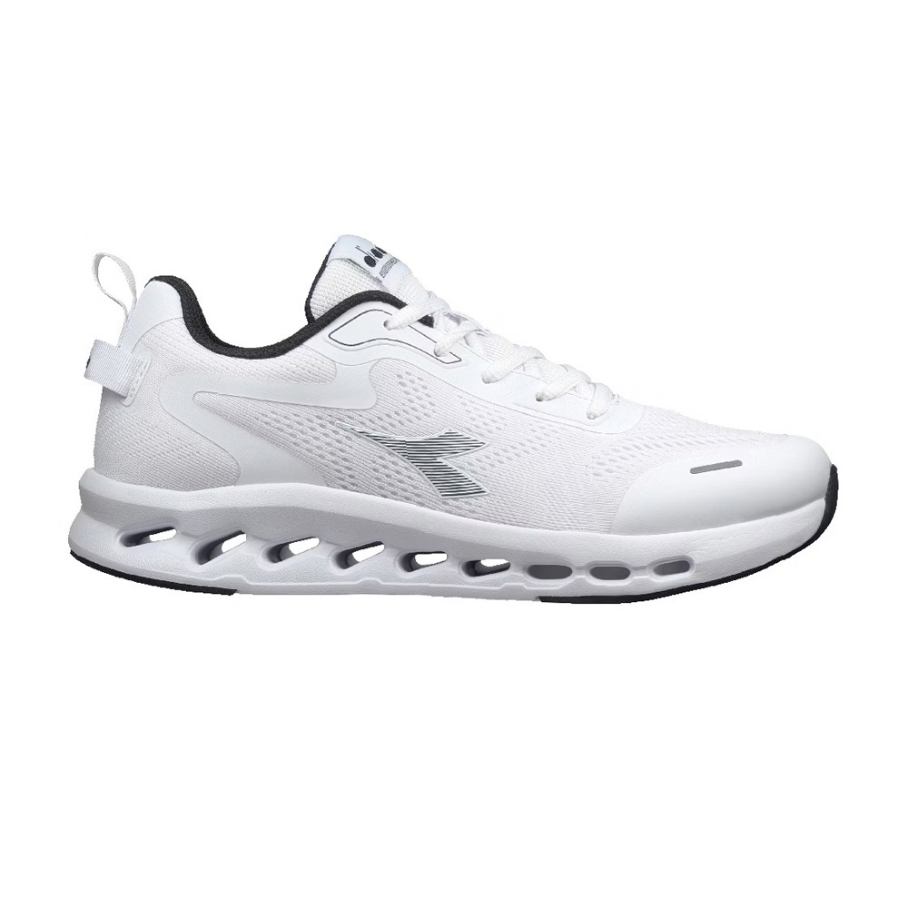 DIADORA迪亞多那 天步II時尚運動鞋 男運動鞋 男鞋 寬楦 高腳背 透氣 散熱 吸震 回彈 耐磨 止滑 灰紅 白黑, , large