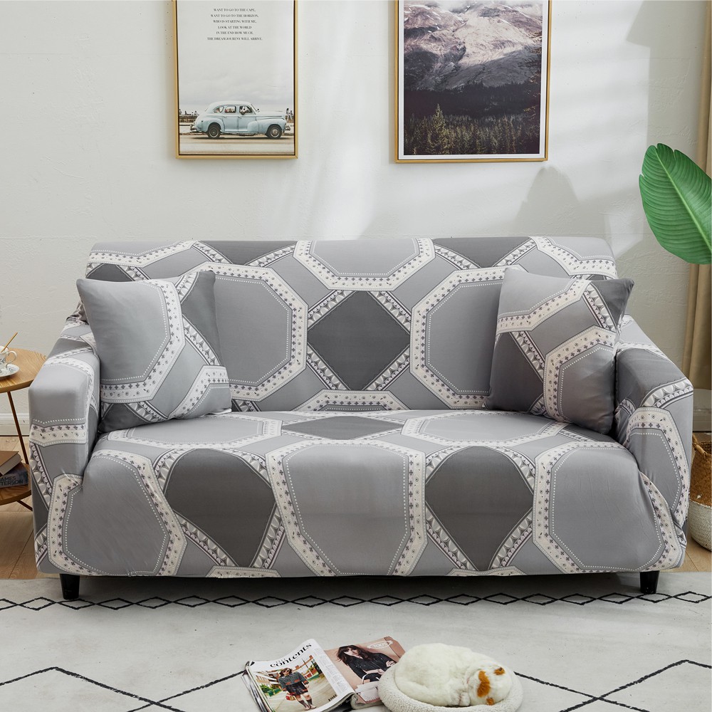 【歐卓拉】圓滿彈性沙發套 萬用沙發罩彈性防滑全包, , large