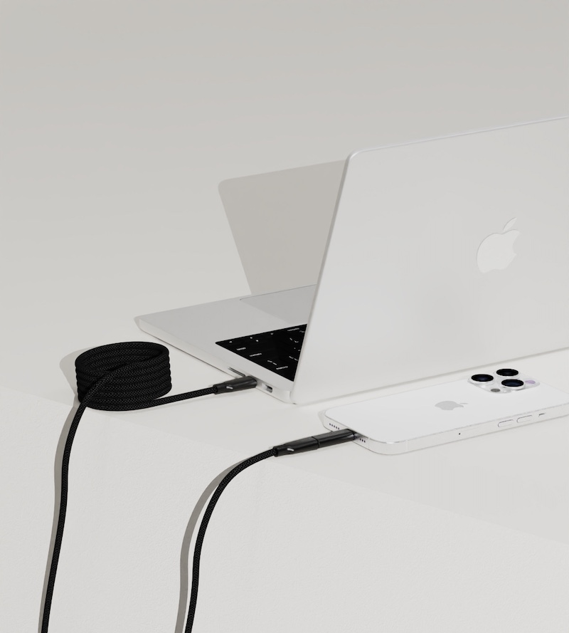 [OneMore Co., Ltd.] Allite USB-C to Lightning Adapter Deep Black, , large