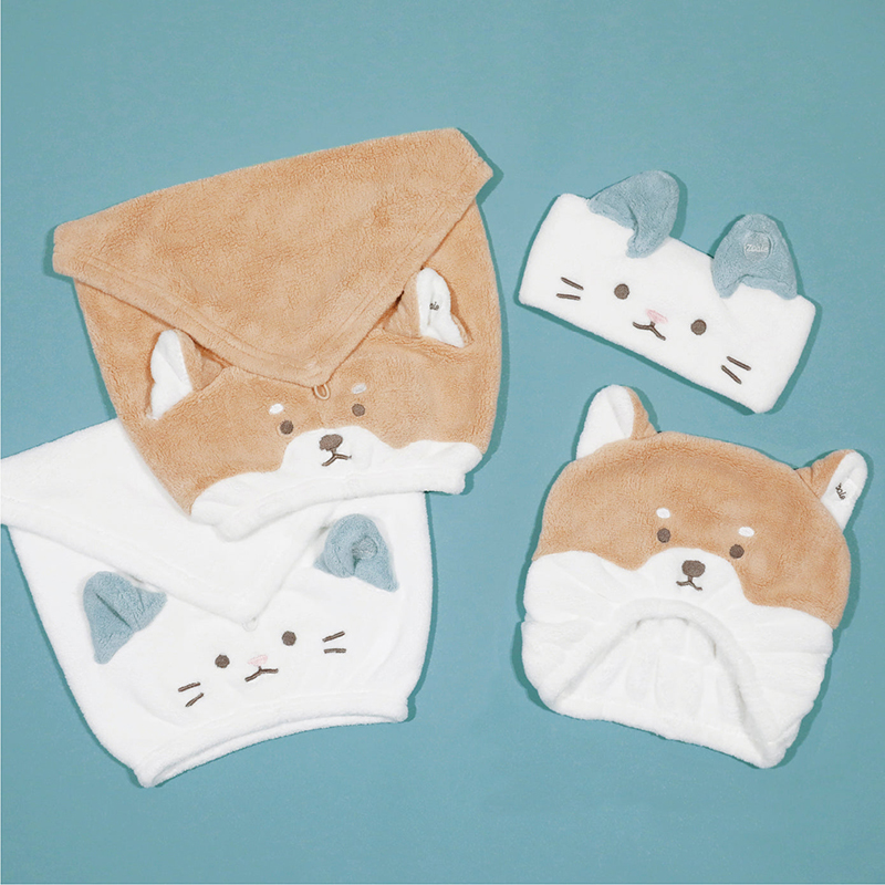 ZOOIE FAM ANIMAL HAIR TURBAN, , large