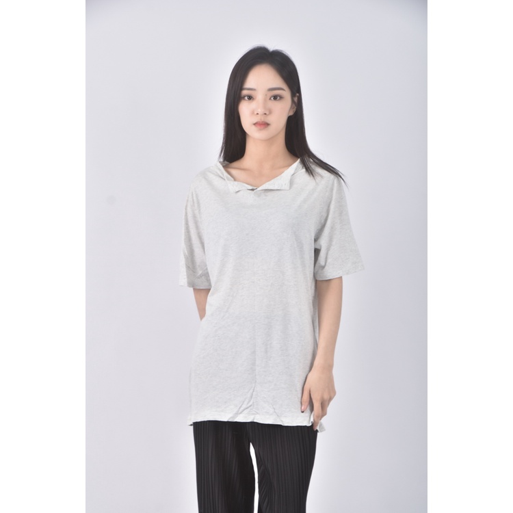 (S) uniqlo棉質灰色短袖上衣二手衣, , large