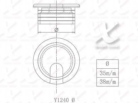 【協進五金】電話孔蓋 黑色, , large