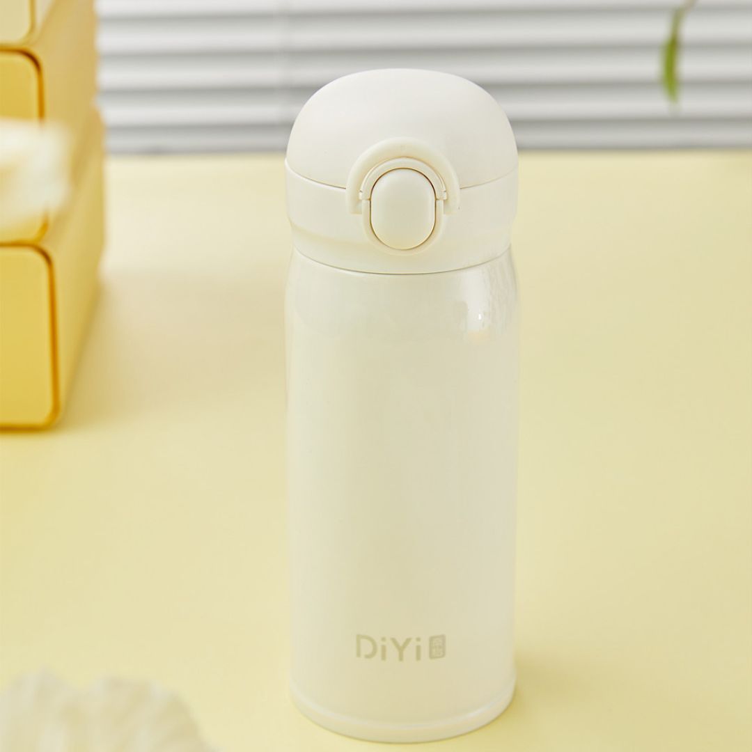 Yellow Stylish Lightweight Travel Thermos with Long-Lasting Insulation, , large