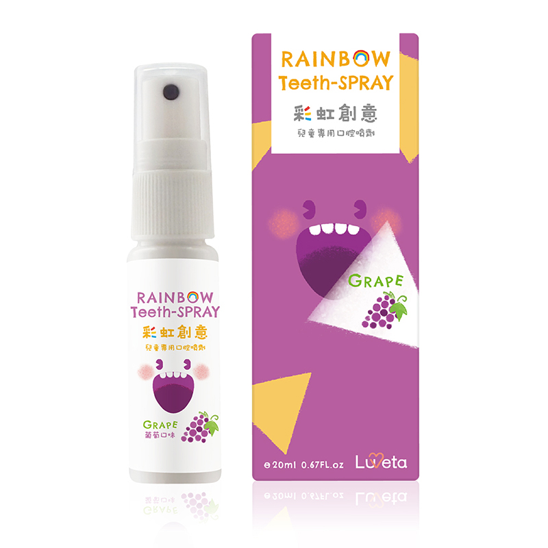 Luveta Rainbow Teeth-Spray Grape, , large