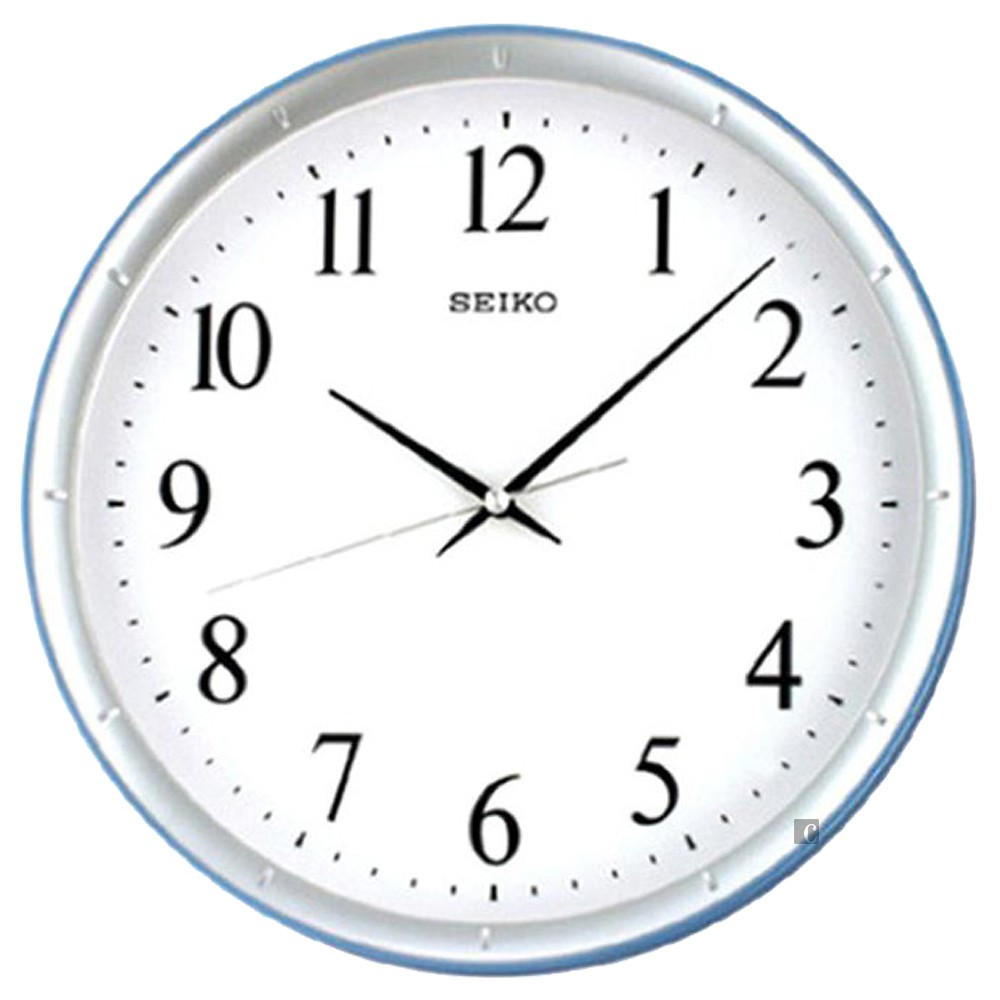 SEIKO 精工 指針式時尚掛鐘 時鐘-銀框 QXA378L, , large