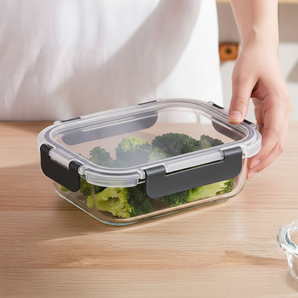 Borosilicate Glass Food Storage Container, , large