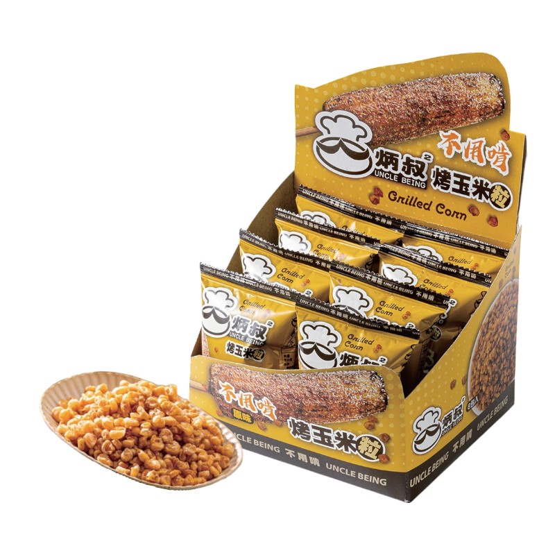 炳叔不用啃烤玉米粒(原味)8入/盒(常溫), , large