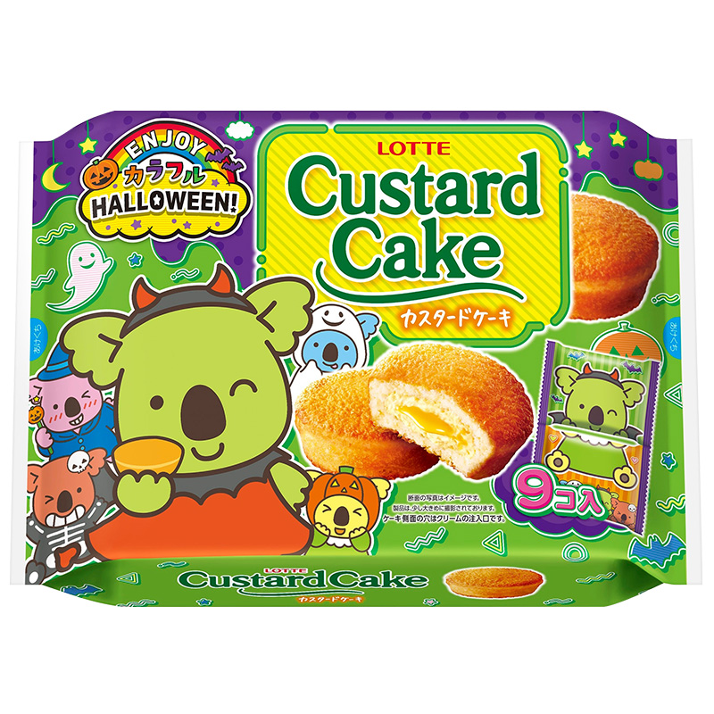 LOTTE Halloween custard cake party pack
