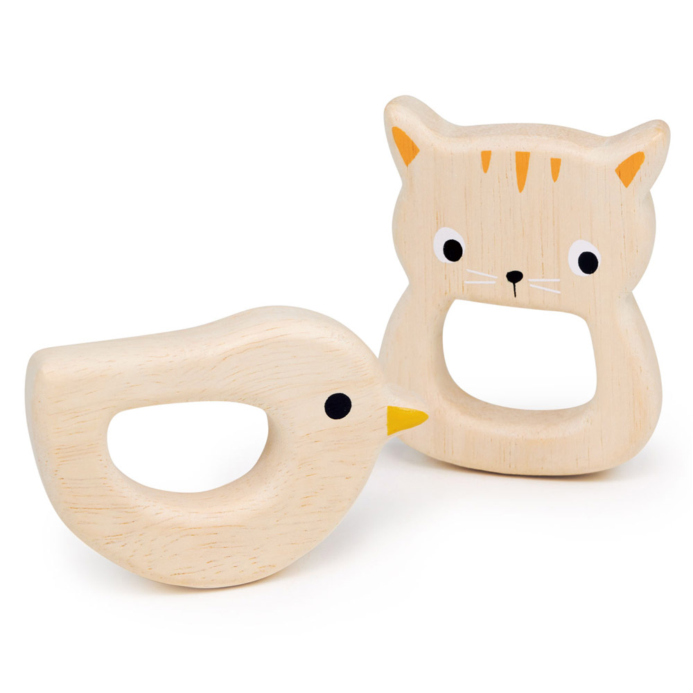 【Mentari】Bird & Kitten Teethers