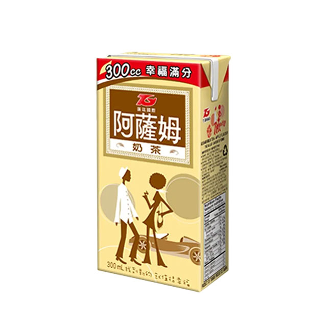 《特價》阿薩姆奶茶系列300ml(原味)x6入 超級便宜👍, , large