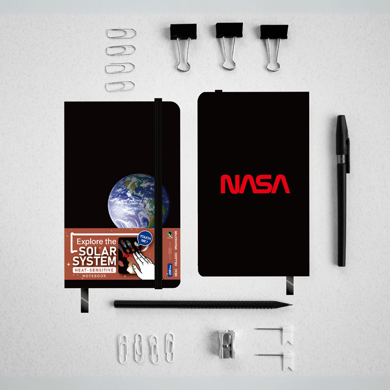 NASA太陽系感溫筆記本, , large