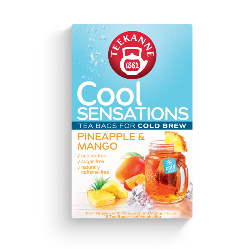 【TEEKANNE】 Pineapple-Mango Cold brew tea (2.5g x 18bags/box) , , large