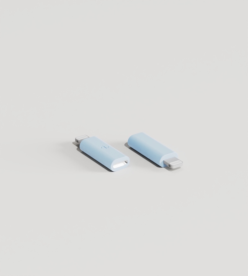 [OneMore Co., Ltd.] Allite USB-C to Lightning Adapter Baby Blue, , large