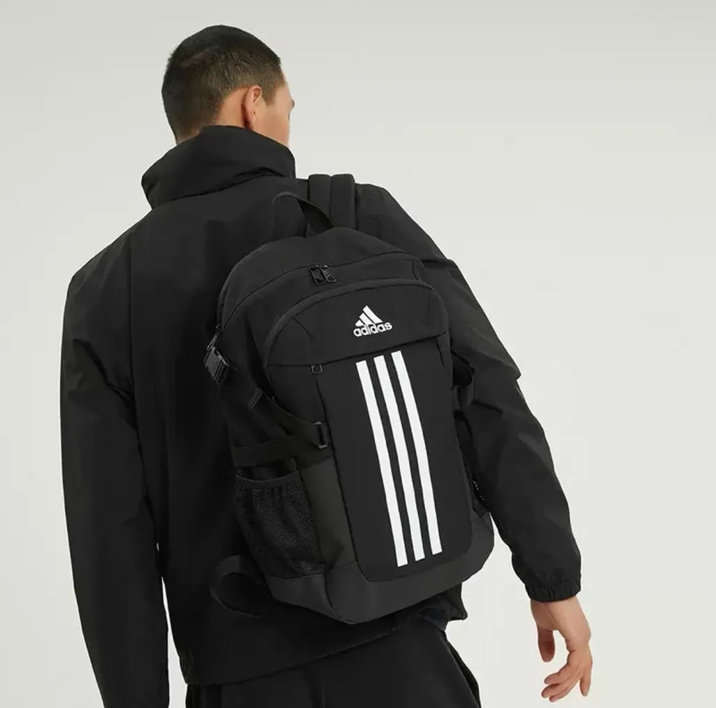 [家樂福] ADIDAS POWER VI 雙肩後背包 黑  HB1324, , large