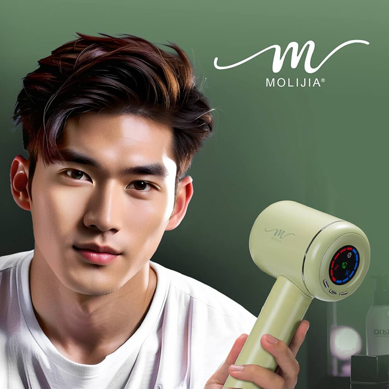 【MOLIJIA】M195 Negative Ion Constant Temperature High-Speed ​​Hair Dryer - Spring Sprout Green, , large
