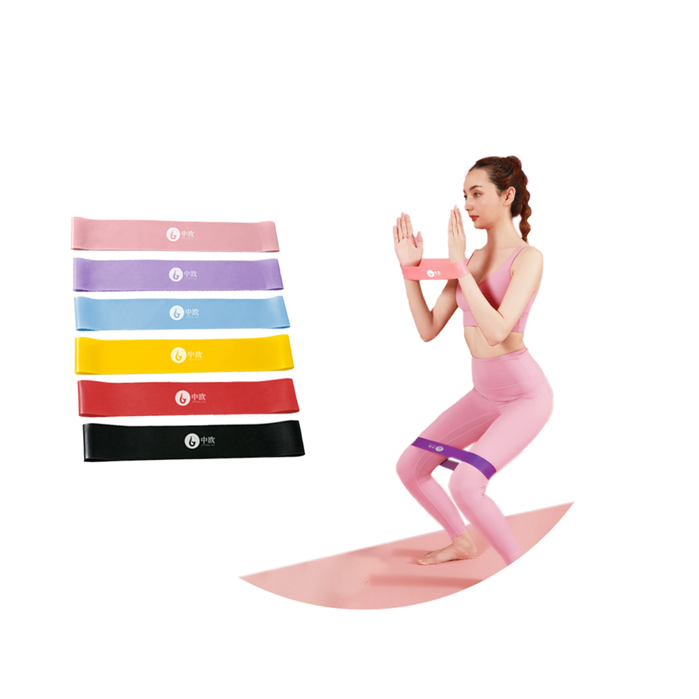 【Chung Ou】Fitness Latex Resistance Band, Standard Version, 10 lbs/pink, , large