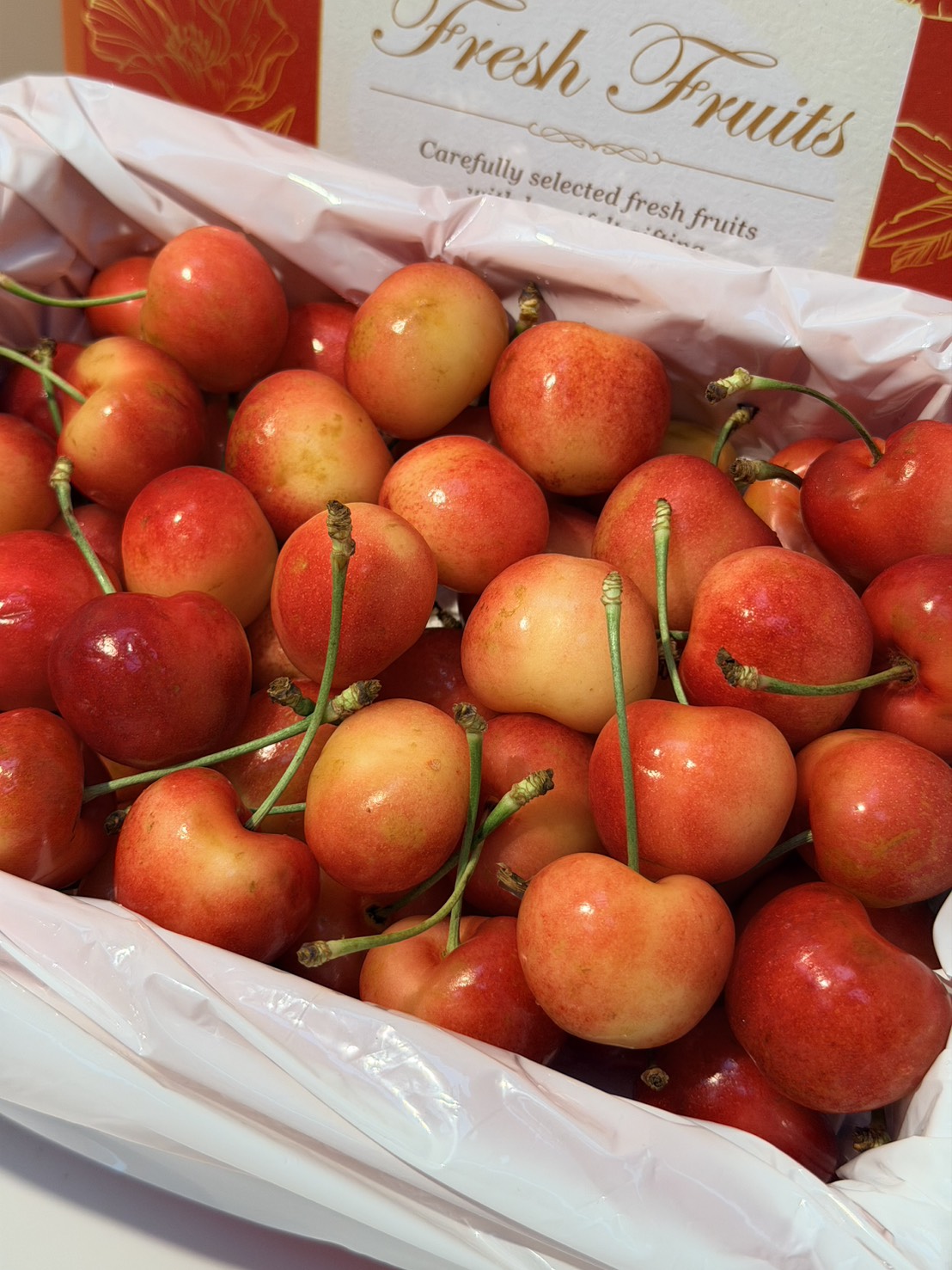 [芯鮮果]智利空運( Rainier白櫻桃 ), , large