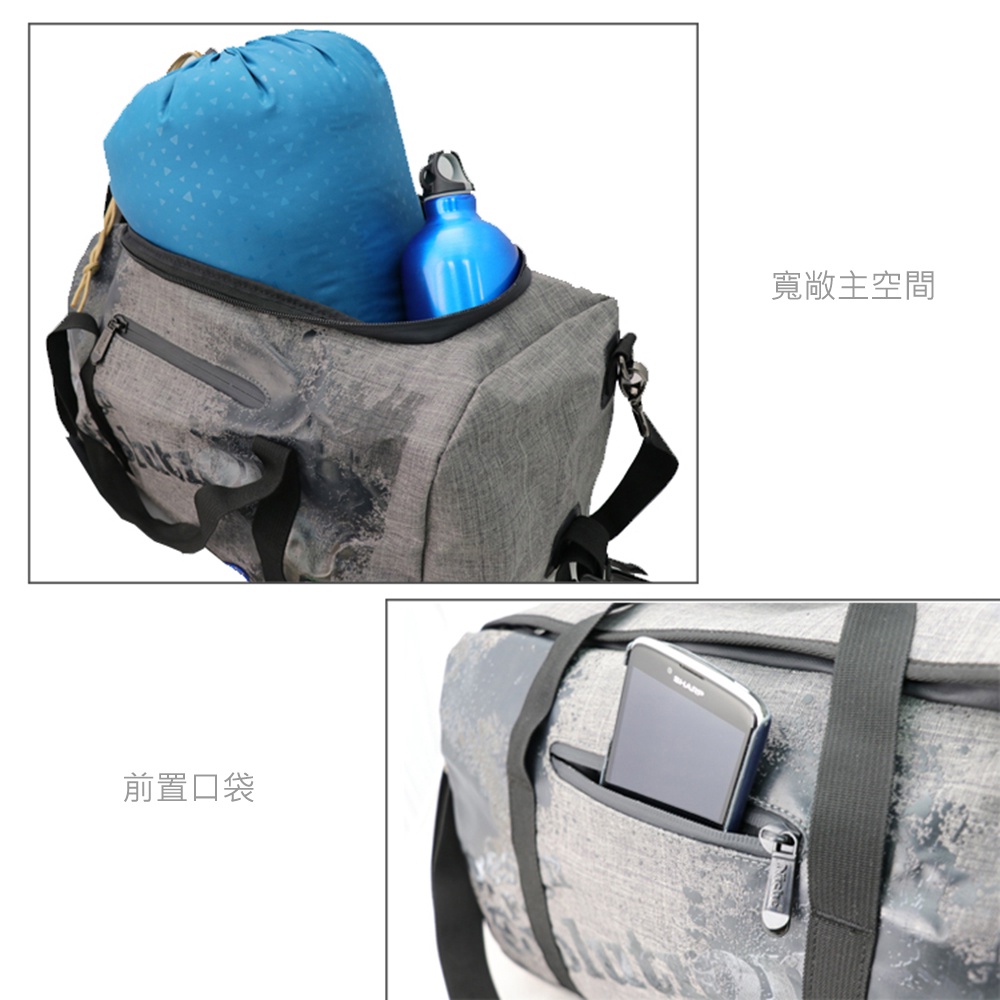 【Niche 樂奇】都會運動旅行袋 圓筒大容量健身包 (20L) N-5215, , large