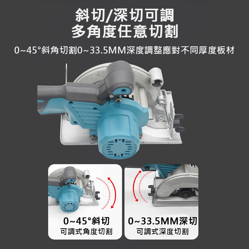5-inch brushless circular saw + 10 batteries + 1 charger + 1 blade, , large