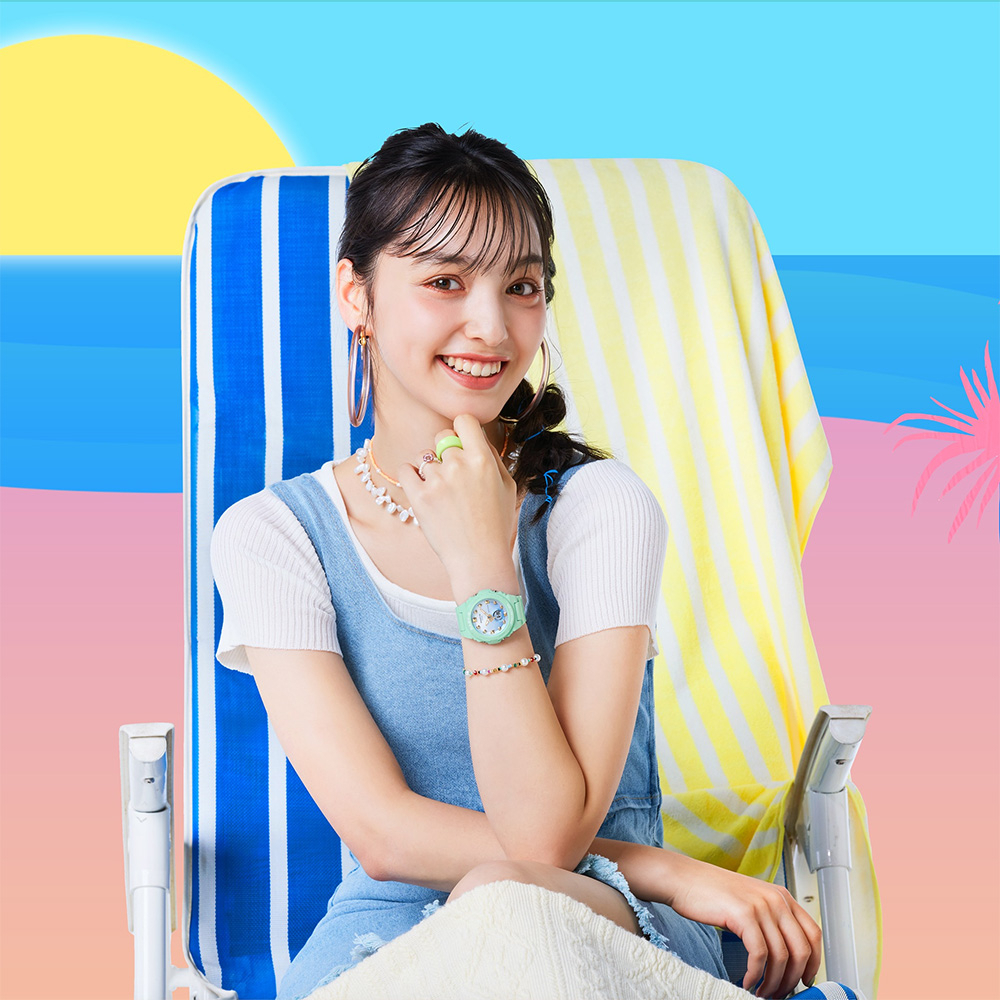CASIO 卡西歐 BABY-G 夏季海灘手錶 BGA-320-3A, , large