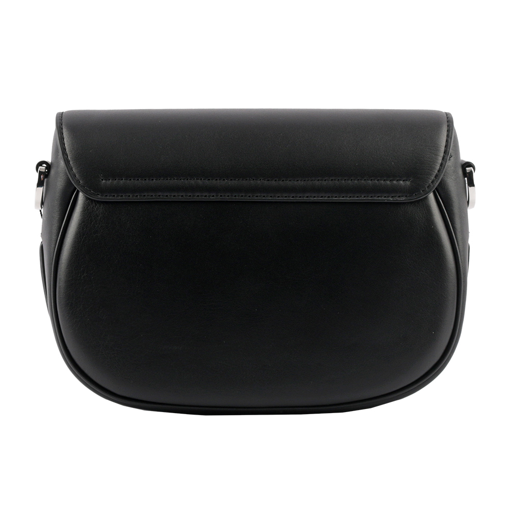 MARC JACOBS THE MESSENGER 翻蓋馬鞍斜背包/黑色, , large