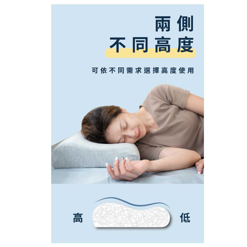 4D空氣纖維雲朵枕 - 一顆可水洗的枕頭(附贈灰色收納袋), , large