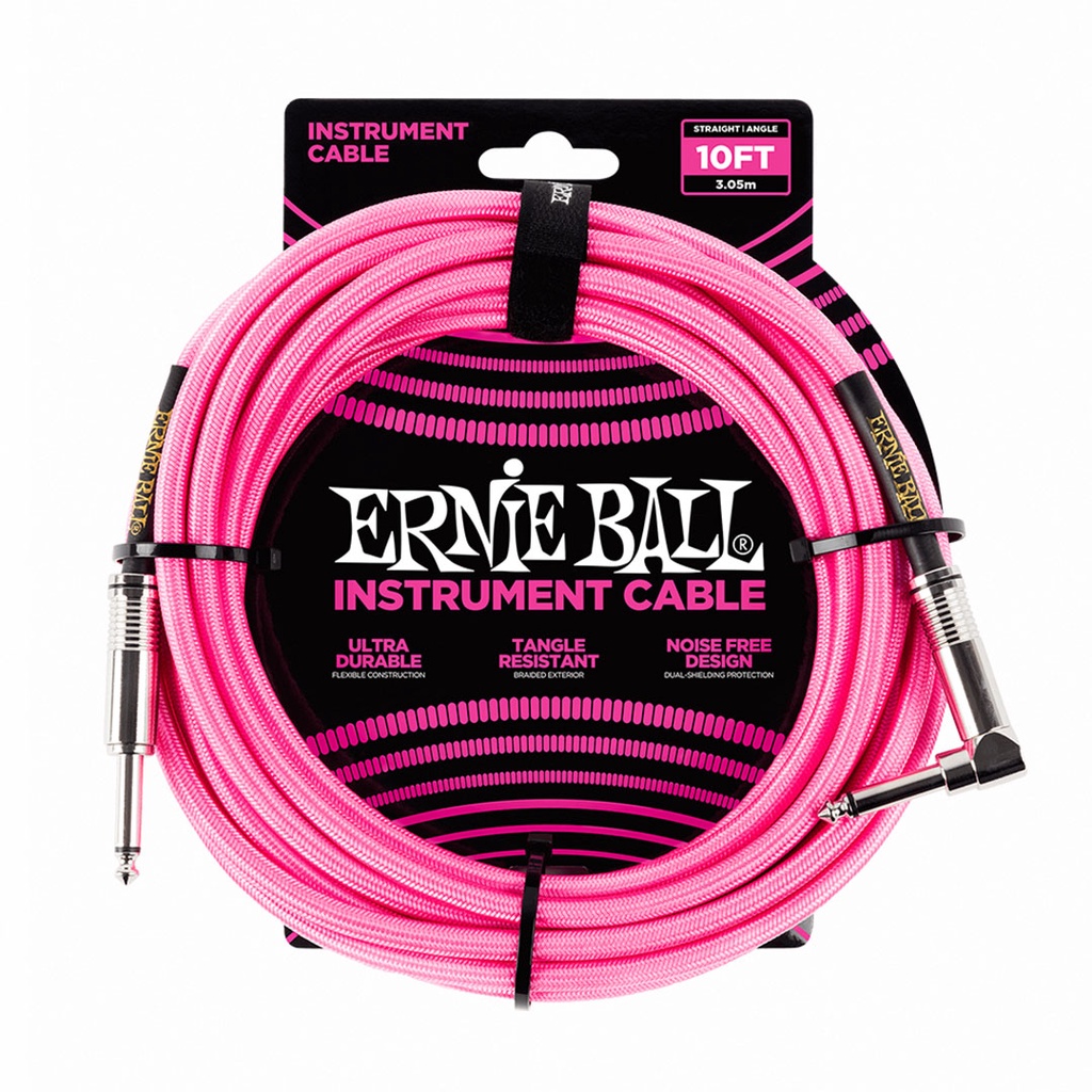 ERNIE BALL CABLE BRAIDED SA IL頭 3米 多色款【敦煌樂器】, , large