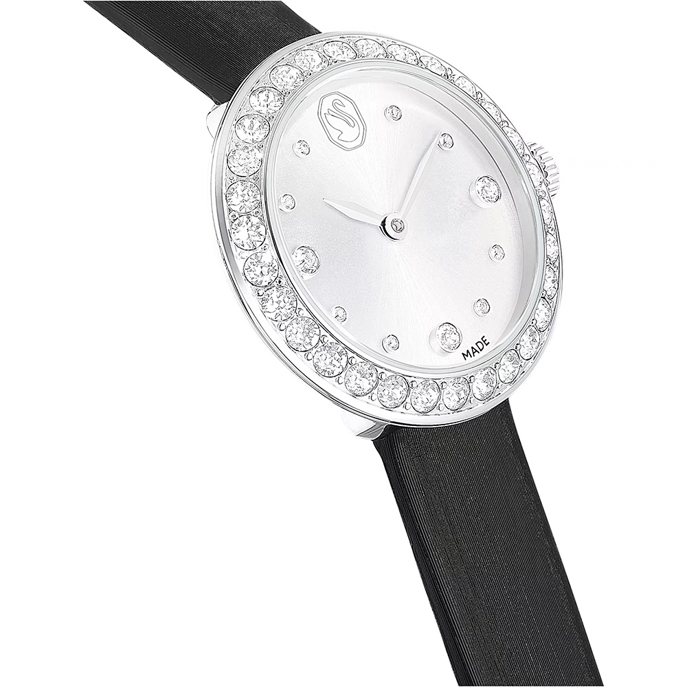 SWAROVSKI 施華洛世奇 Matrix Tennis 水晶錶圈手錶 女錶-30mm(5706663), , large