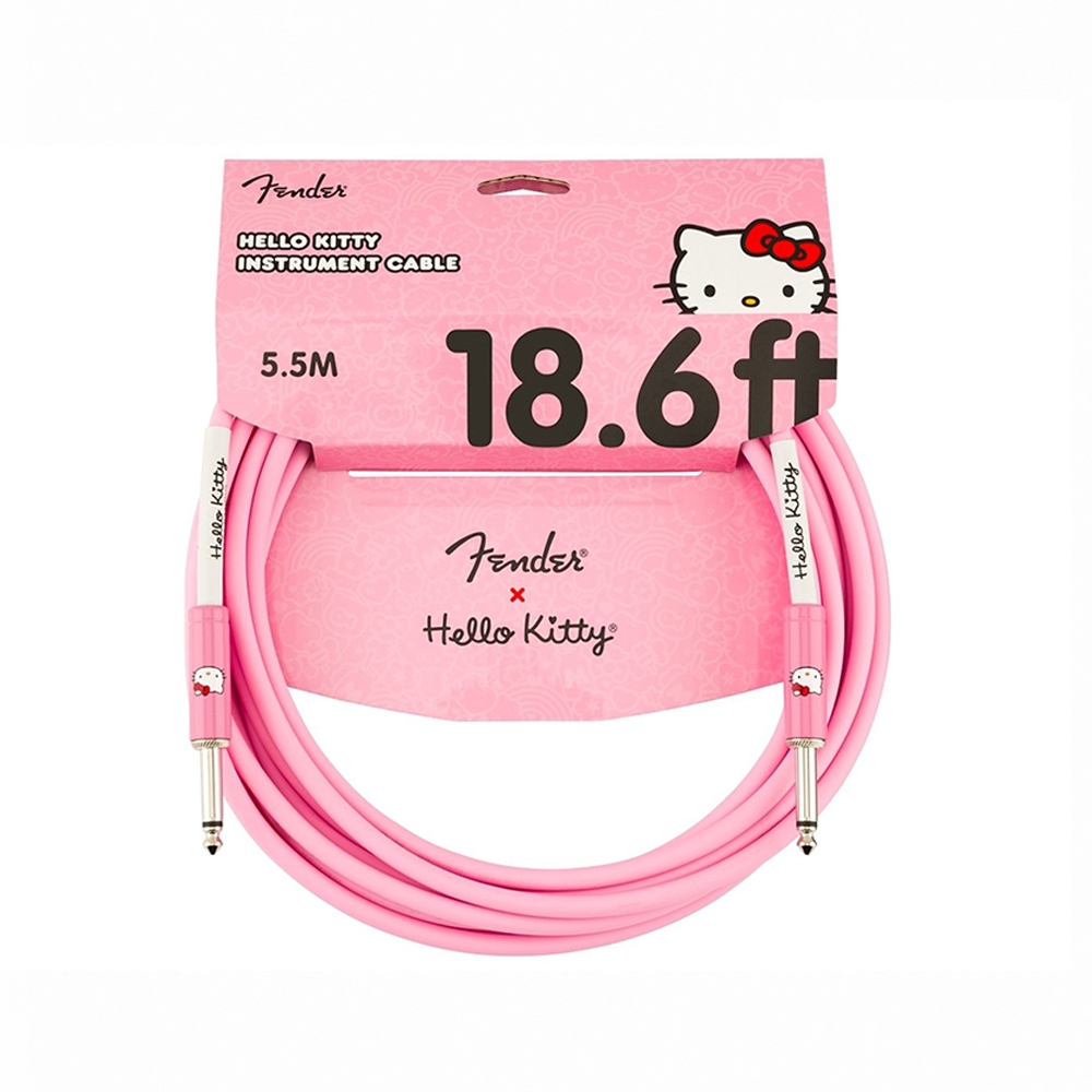 【預購】Fender x Hello Kitty Pink Original Cable 聯名款導線【敦煌樂器】, , large