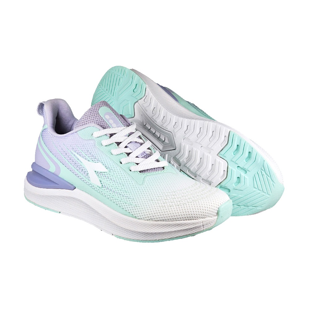 DIADORA迪亞多那 極光輕量慢跑鞋 女運動鞋 女鞋 時尚 漸層 透氣 吸震 減壓 Q彈 氣墊乳膠鞋墊 止滑 粉 紫, , large