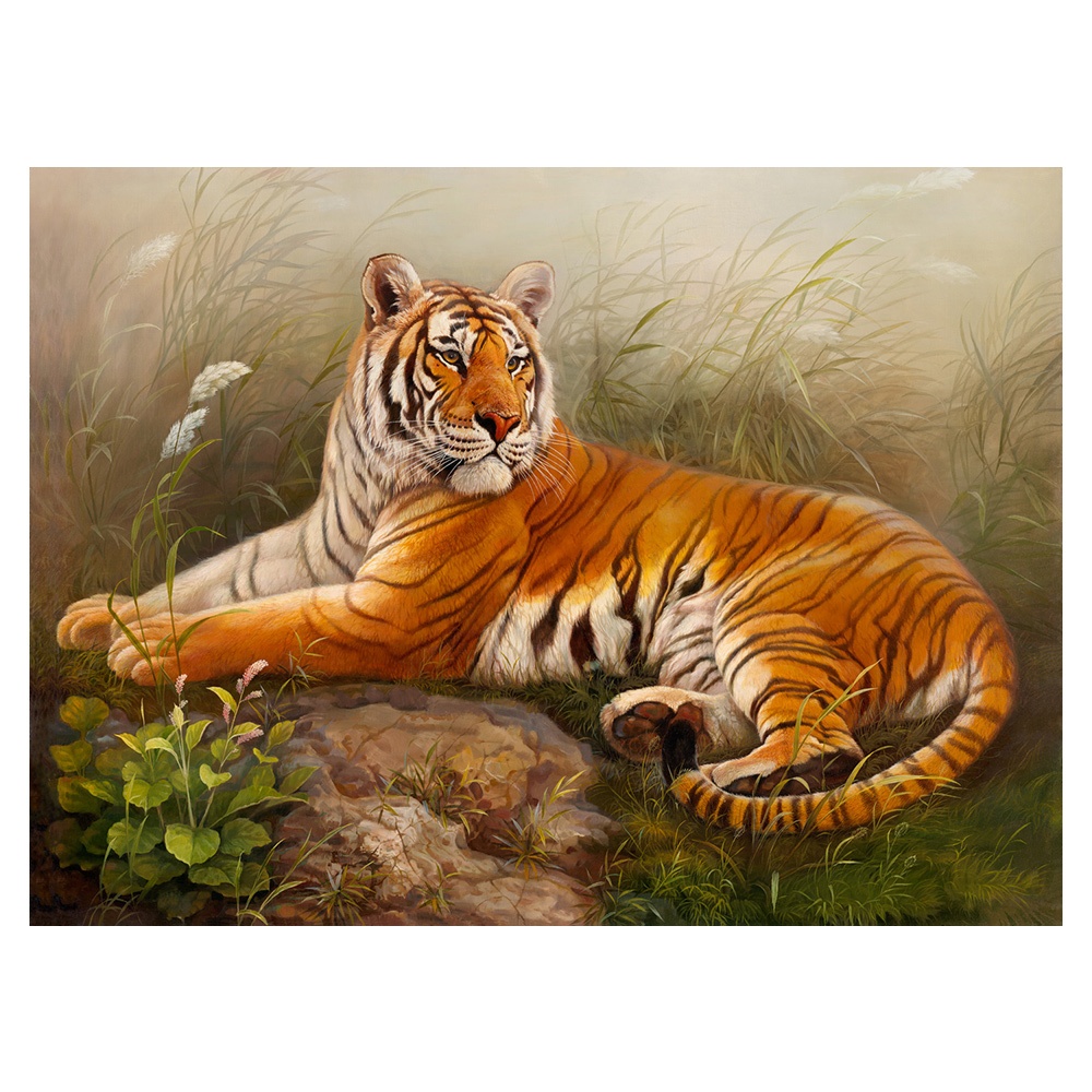 【御畫房】雄風萬里 國家一級畫師手繪油畫60×90cm(VF-68), , large
