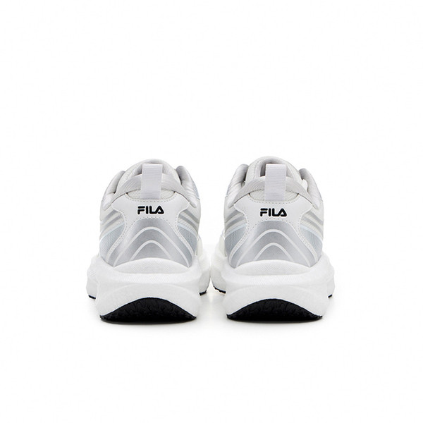 Fila Illusion 女 慢跑鞋 運動鞋 運動休閒鞋 厚底 緩震 白銀 [5-J908Z-184], , large