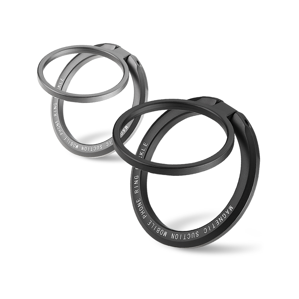 [RONEVER] 強磁手機指環支架 PD029 黑, , large