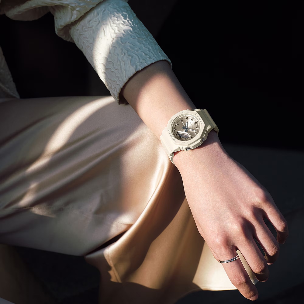 CASIO 卡西歐 G-SHOCK 珍珠光系列八角手錶 女錶 GMA-P2100ST-7A, , large