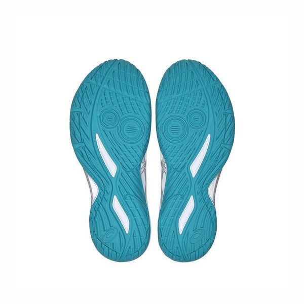 Asics Gel-tactic 13 2E 男女 排球鞋 寬楦 穩定 包覆 白 銀藍 [1073A084-100], , large