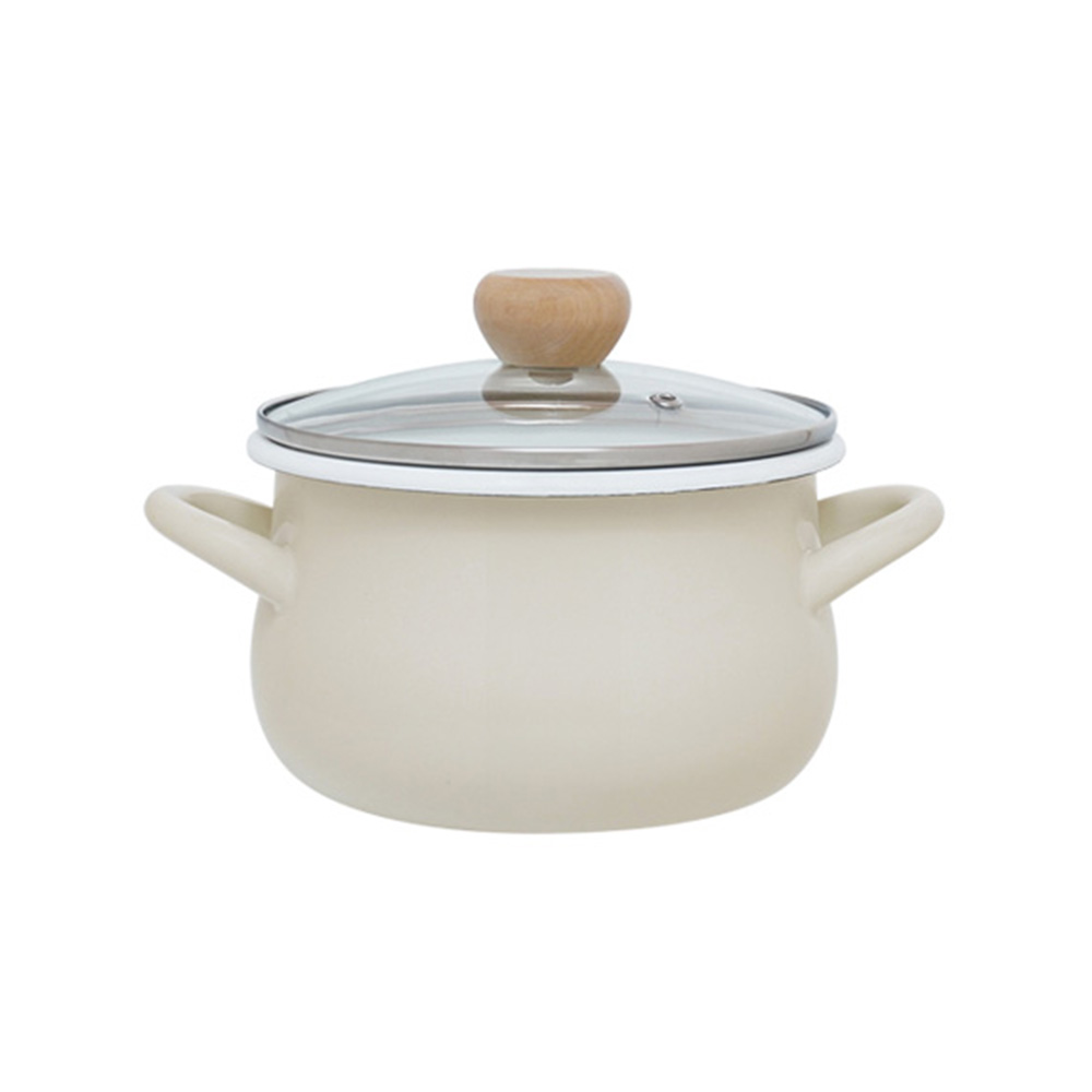 [誠貫]日本和平FREIZ 琺郎深鍋20cm(灰色) RB-3247