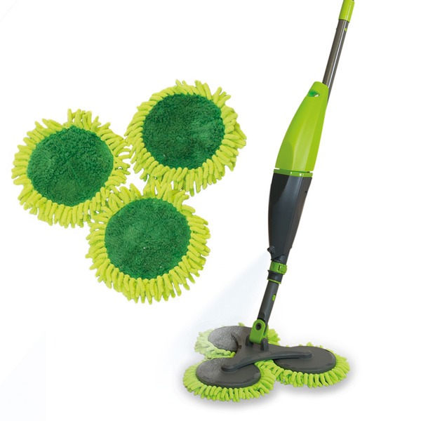 【洛克馬企業】智慧型懶人拖把 1支拖把 附贈6個布盤, , large
