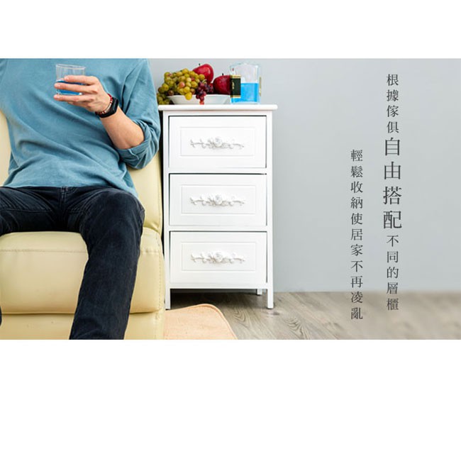 【Y HOUSE】European style four-layer drawer cabinet storage cabinet wooden drawer cabinet wooden storage cabinet, , large