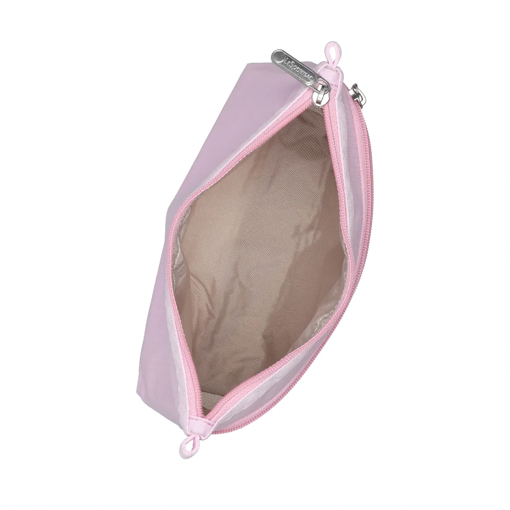 Lesportsac Cosmetic Clutch 雙層拉鍊化妝包 收納袋 盥洗包 女包(櫻花粉), , large