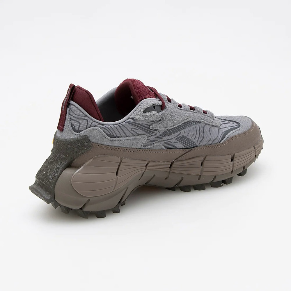 REEBOK ZIG KINETICA 2.5 EDGE 休閒鞋 老爹 酒紅灰 100034215 US13 【樂買網】, , large