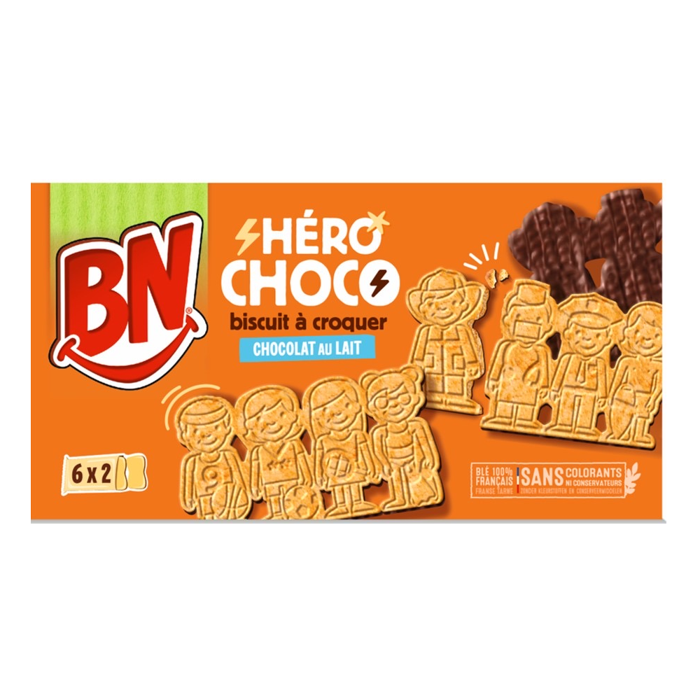 BN Hero Choco Biscuits, , large