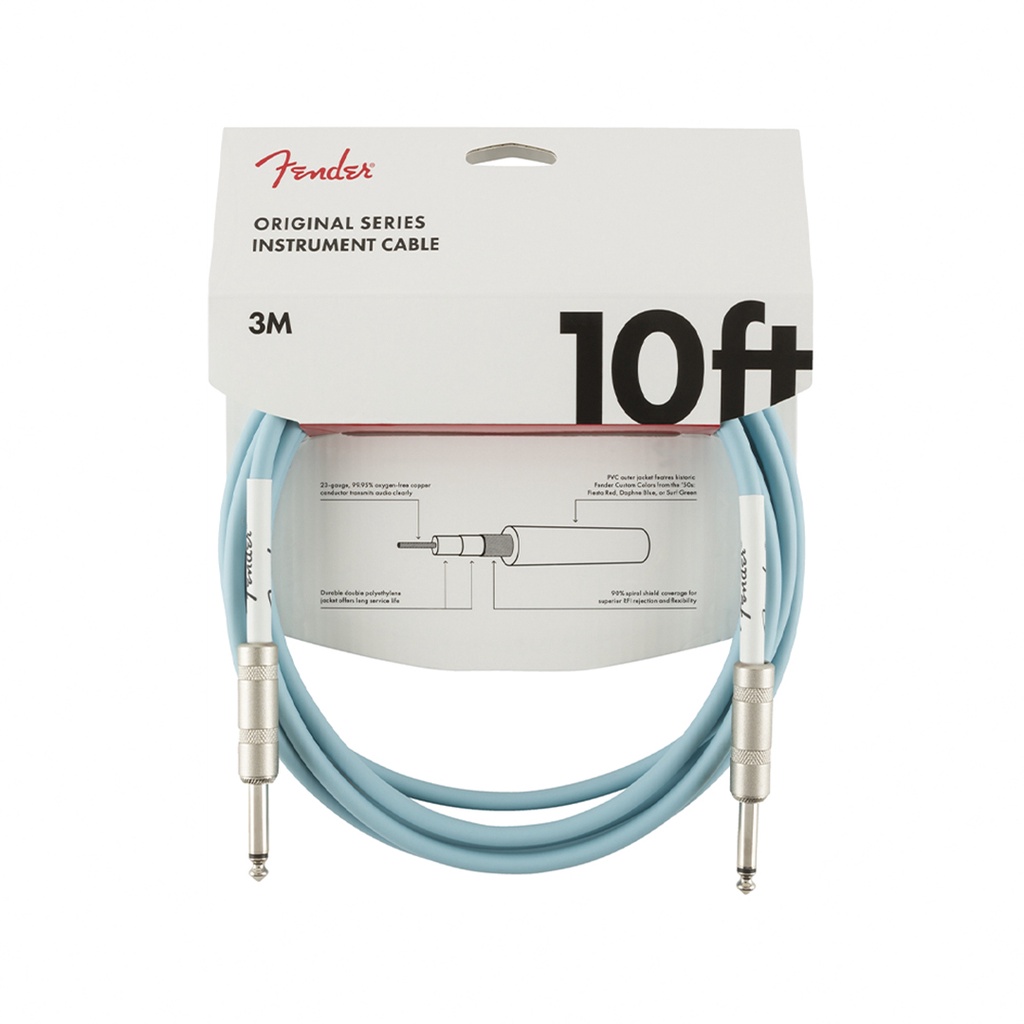 Fender Cable SS Original 3米 直頭導線 多色款【敦煌樂器】, , large