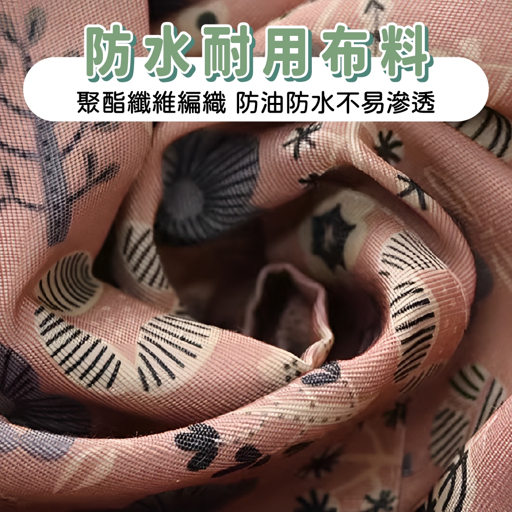 圍裙 廚房圍裙 工作圍裙 烹飪圍裙 廚師圍裙 防水圍裙 防油圍裙【Ho覓好物】大口袋印花圍裙 JP4663, , large