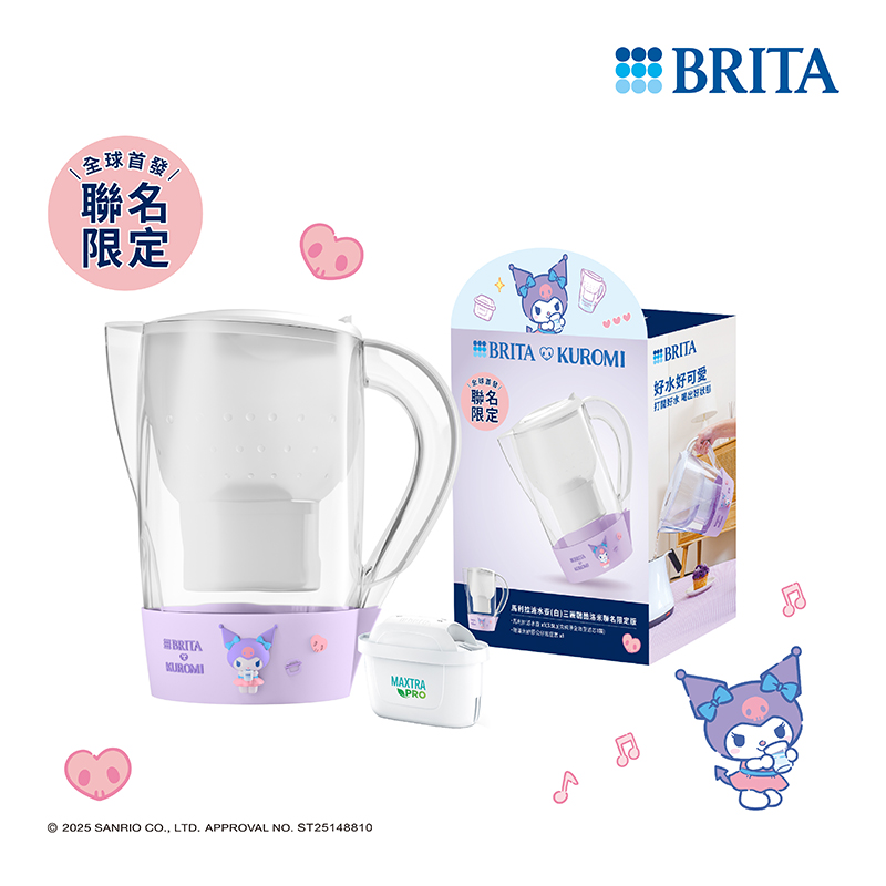 BRITA馬利拉濾水壺_三麗鷗酷洛米聯名, , large