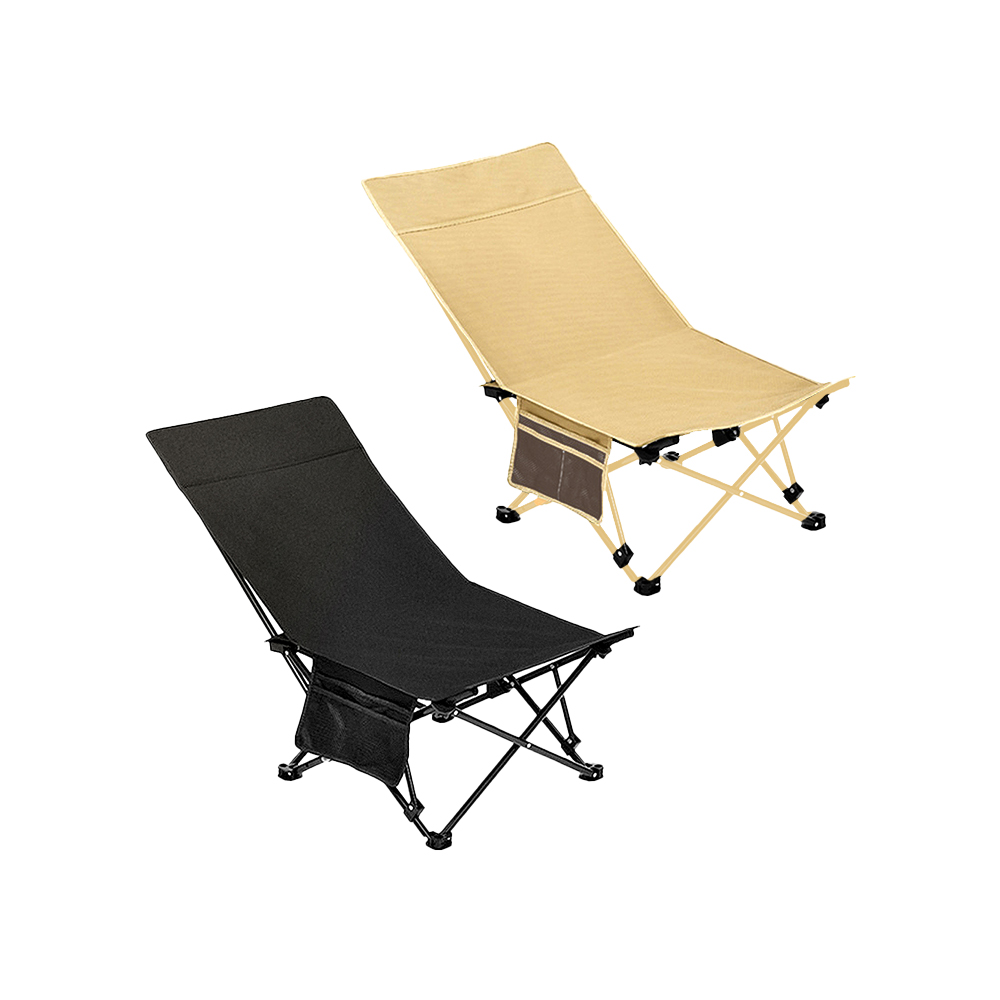 【Besthot】輕量級坐躺兩用露營折疊月亮椅－附收納袋, 顏色隨機, large